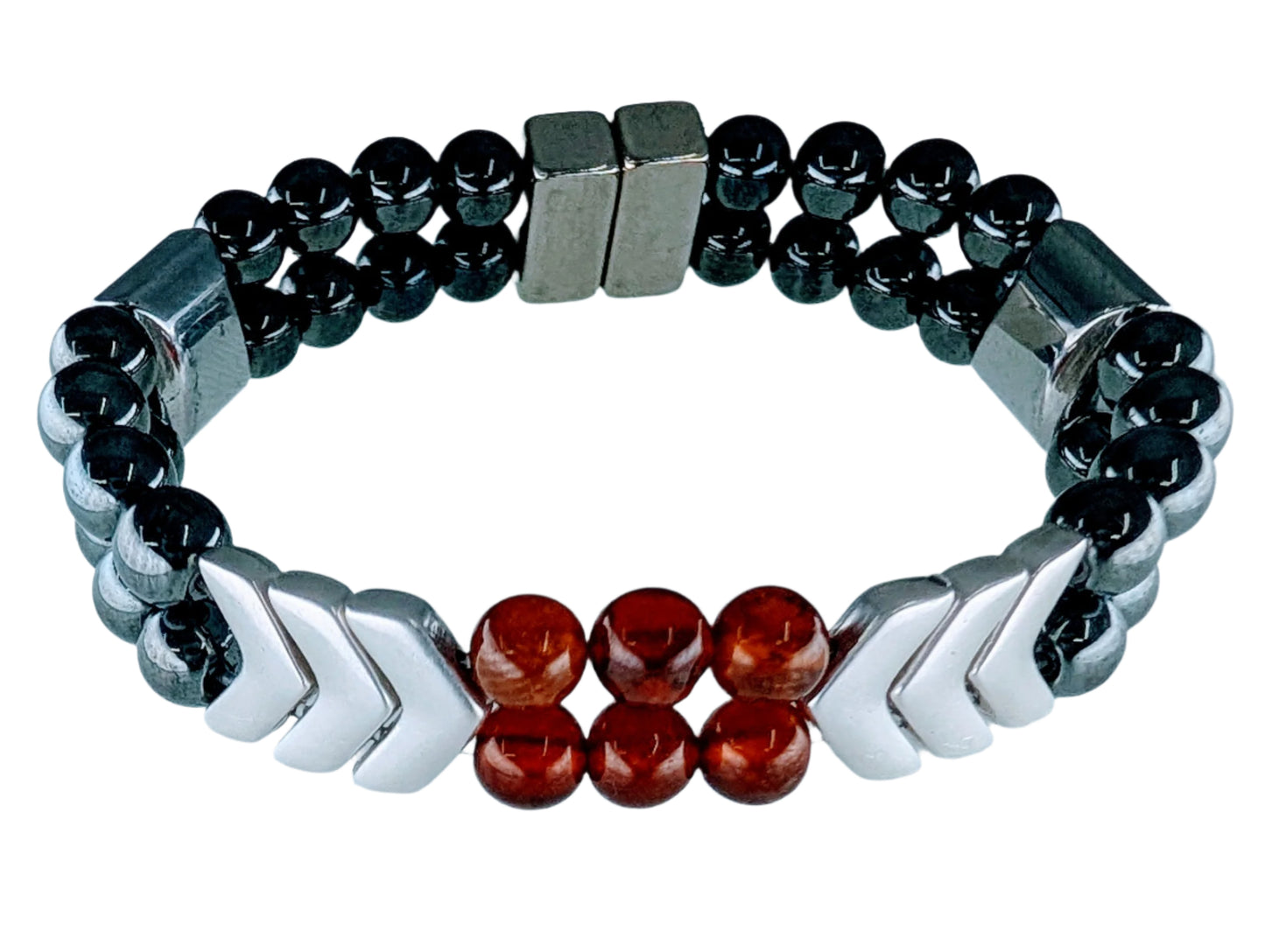 Aura Armor - Hematite Warrior Magnetic Protection Bracelet